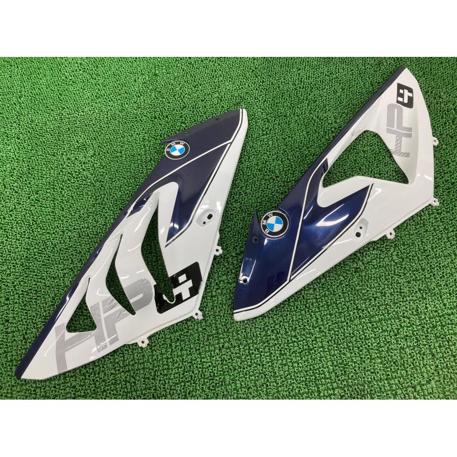 1000RR サイドカウル ZXMT製S左右 白/紺M 社外 中古 バイク 部品 BMW