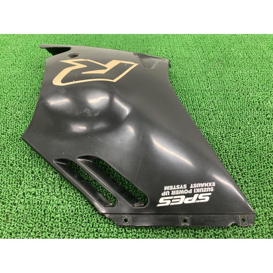 GSX-R400 サイドカウル 左 黒 32B スズキ 純正 バイク 部品 GK71F ペイント素材に 割れ欠け無し 品薄 希少品 車検 Genuine 【中古】 95 スズキ（SUZUKI） GSX-R400 サイドカウル 左 黒 32B 純正 中古 バイク