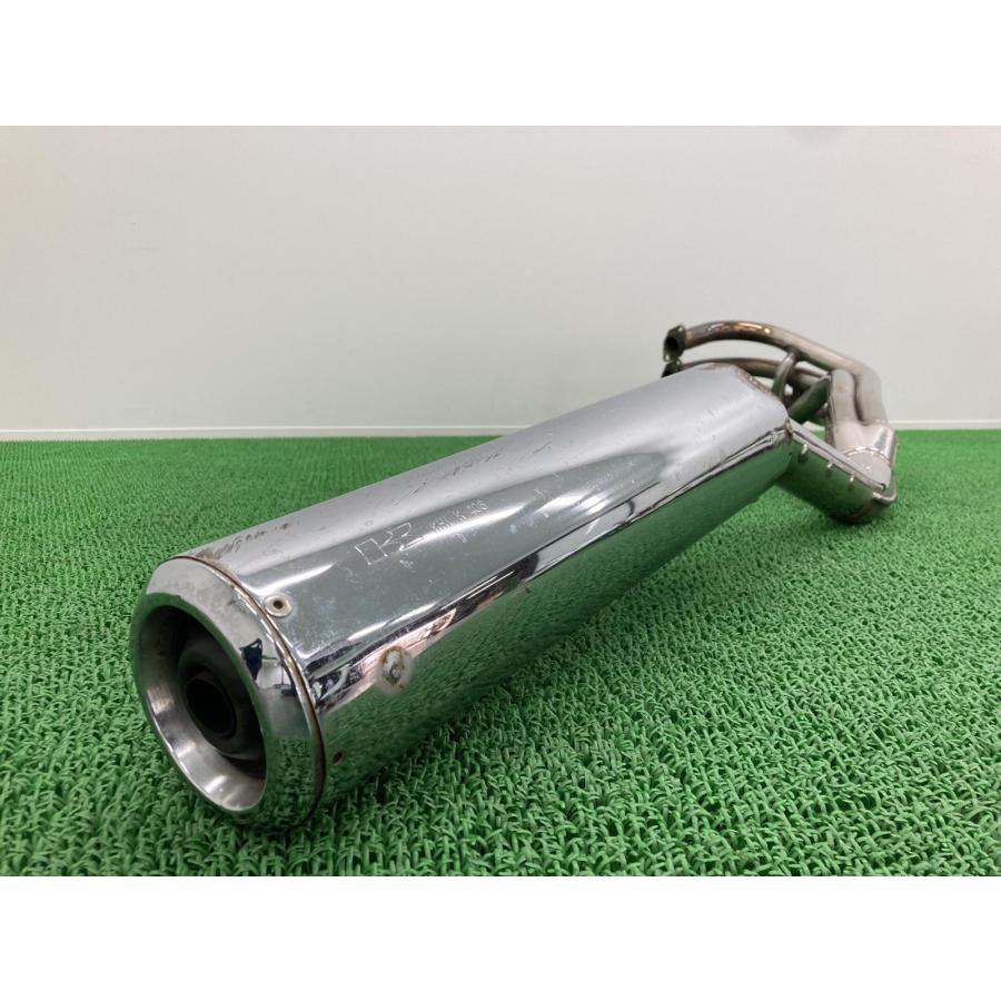 バリオスII マフラー K406 カワサキ 純正 中古 バイク 部品 ZR250B 後期 バリオス2 BALIUS2 ノーマル 車検 Genuine tL カワサキ（Kawasaki） バリオスII マフラー K406 純正 中古 バイク