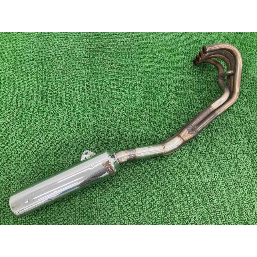 バリオスII マフラー K406 カワサキ 純正 中古 バイク 部品 ZR250B 後期 バリオス2 BALIUS2 修復素材に 車検 Genuine cK カワサキ（Kawasaki） バリオスII マフラー K406 純正 中古 バイク