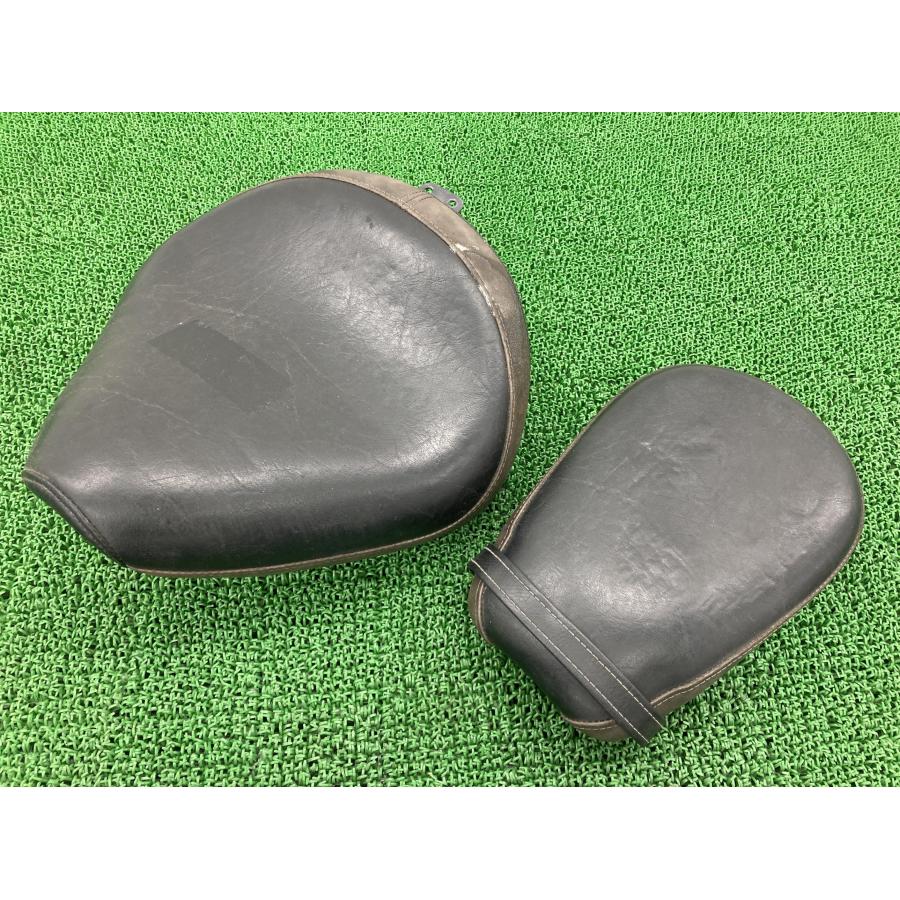 ドラッグスター250 シート 前後 5JX ヤマハ 純正 バイク 部品 VG05J シートバンド 張替え用に 破れ無し 品薄 車検 Genuine 【中古】 9 ヤマハ発動機 ドラッグスター250 シート 前後 5JX ヤマハ 純正 中古