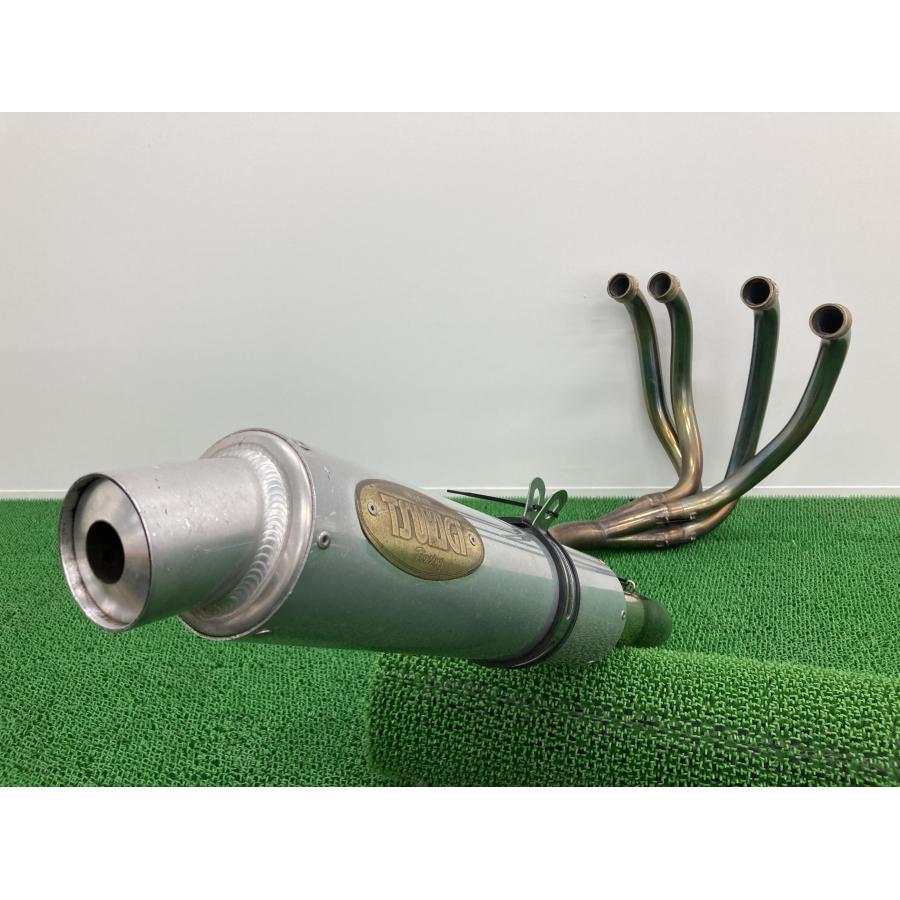 ツキギレーシング製ZZ-R1100 マフラー 社外 中古 バイク 部品 ツキギレーシング製ZZ-R1100 マフラー 社外 中古 バイク 部品
