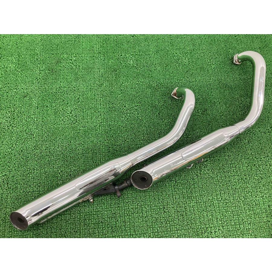 バルカン400 マフラー K343 カワサキ 純正 バイク 部品 VN400A VULCAN400 フルエキ コケキズ無し 品薄 車検 Genuine 【中古】 62 カワサキ（Kawasaki） バルカン400 マフラー K343 純正 中古 バイク