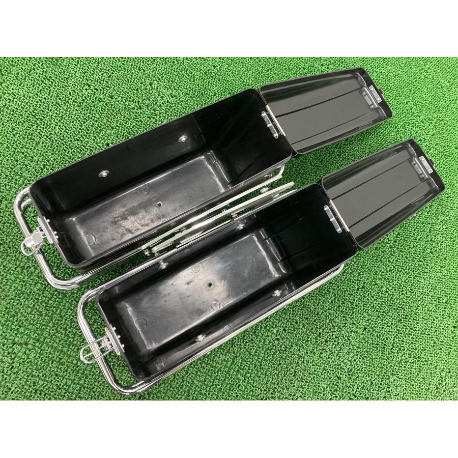 旭風防製ドラッグスター250 パニアケース 左右 社外 中古 バイク 部品