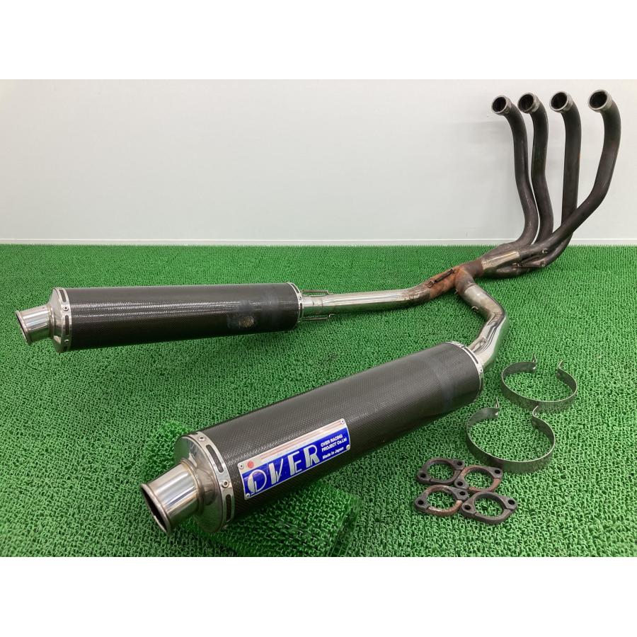 OVER製ZZ-R1100 マフラー 社外 中古 バイク 部品 OverJapan ZX1100D ZXT10D ZZR11D ステンレス ...