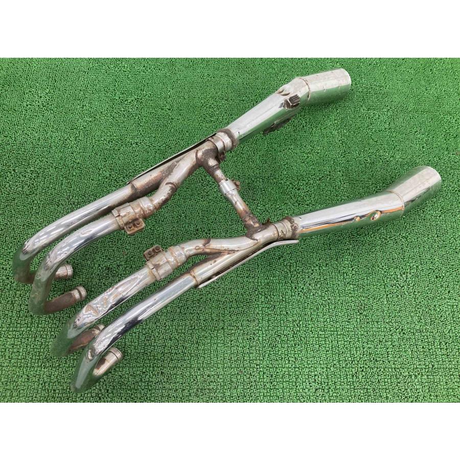 CB750F マフラー HM445 ホンダ 純正 中古 バイク 部品 RC04 フルエキ ステー 機能的問題なし 車検 Genuine Cdの画像