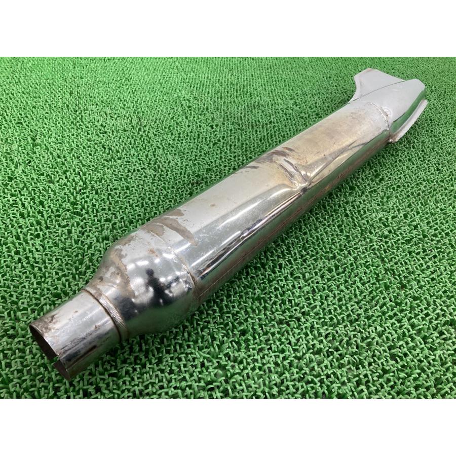 汎用 サイレンサーマフラー 社外 中古 バイク 部品 スチール スリップ