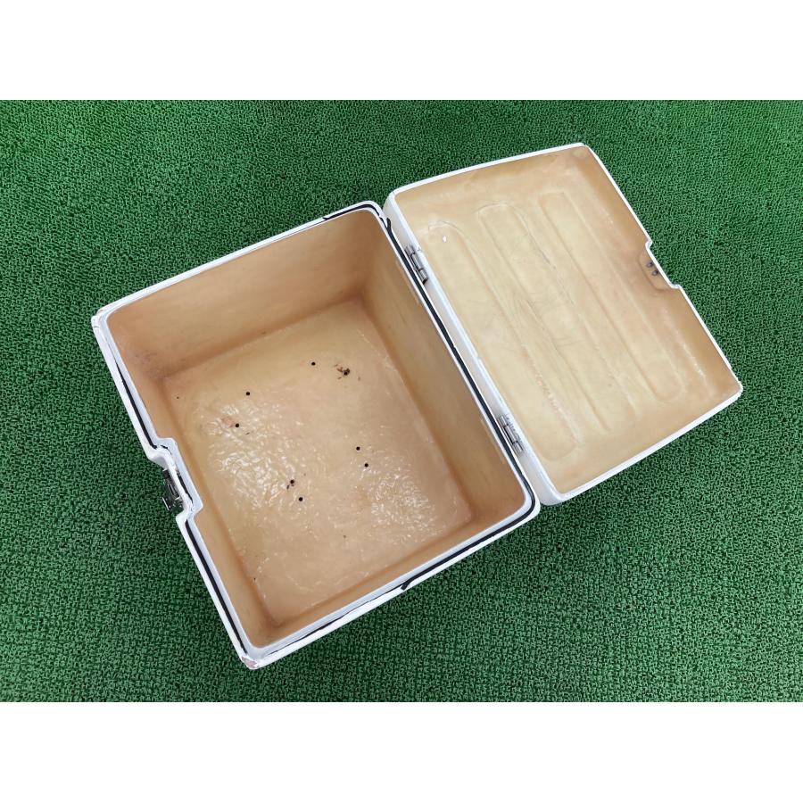 スーパーカブ トップケース 白 社外 中古 バイク 部品 FRP 56L リア