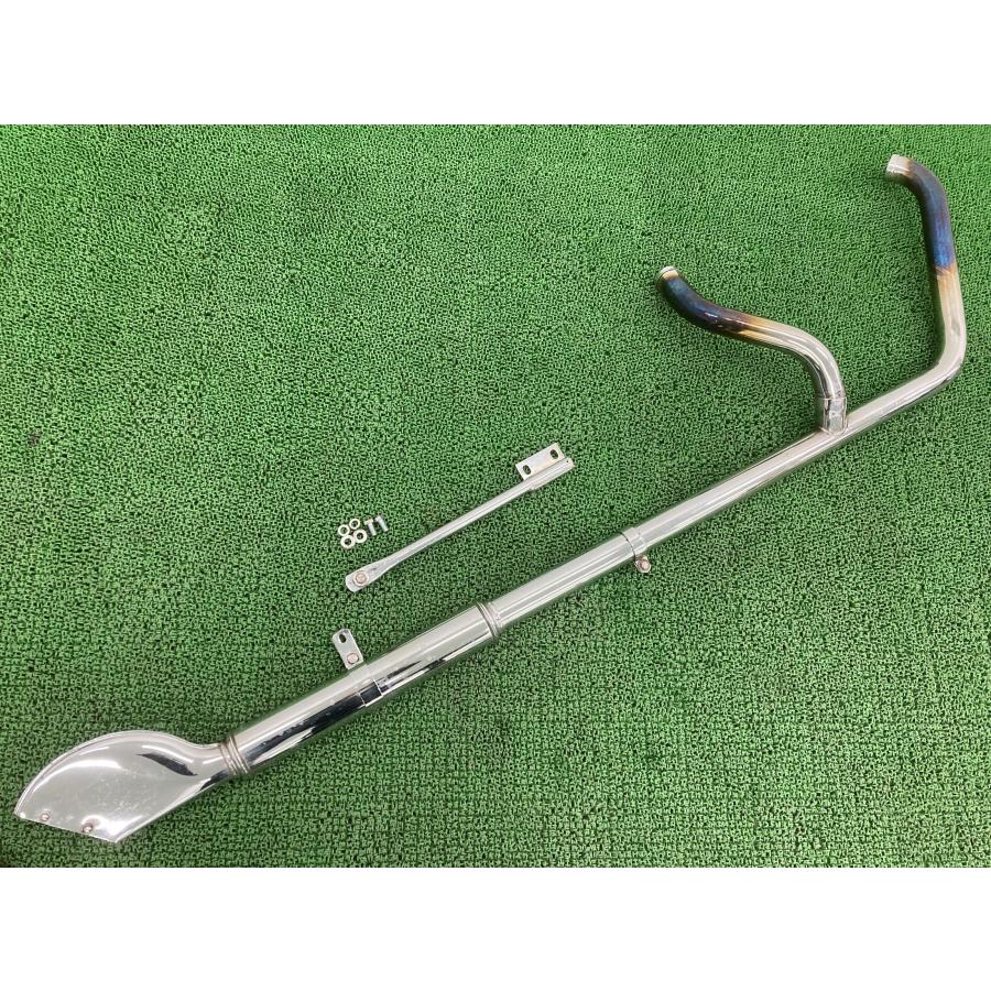 ハーレー　FLSTC1450 TC88 ツインカム フィッシュテールマフラー FLSTC1450 マフラー 社外 中古 バイク 部品 ハーレー ソフテイル TC88