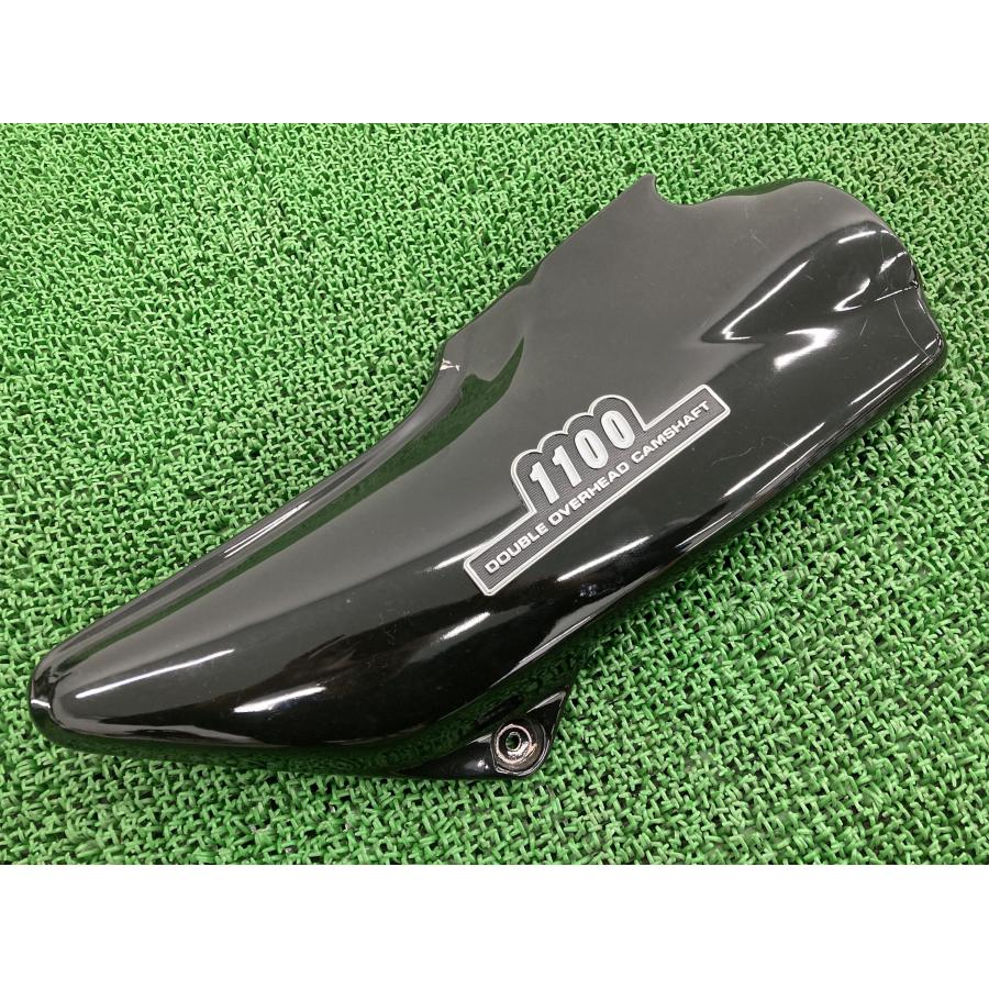 ゼファー1100 サイドカバー 右 黒 社外 中古 バイク 部品 ZR1100A