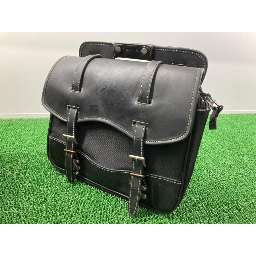 デグナー製 サイドバッグ 片側 茶 社外 中古 バイク 部品 DEGNER 本革 ハーレー バルカン スティード ドラスタ ドラッグスター400 XL1200R 40 デグナー製 サイドバッグ 片側 社外 中古 バイク 部品 DEGNER 12L