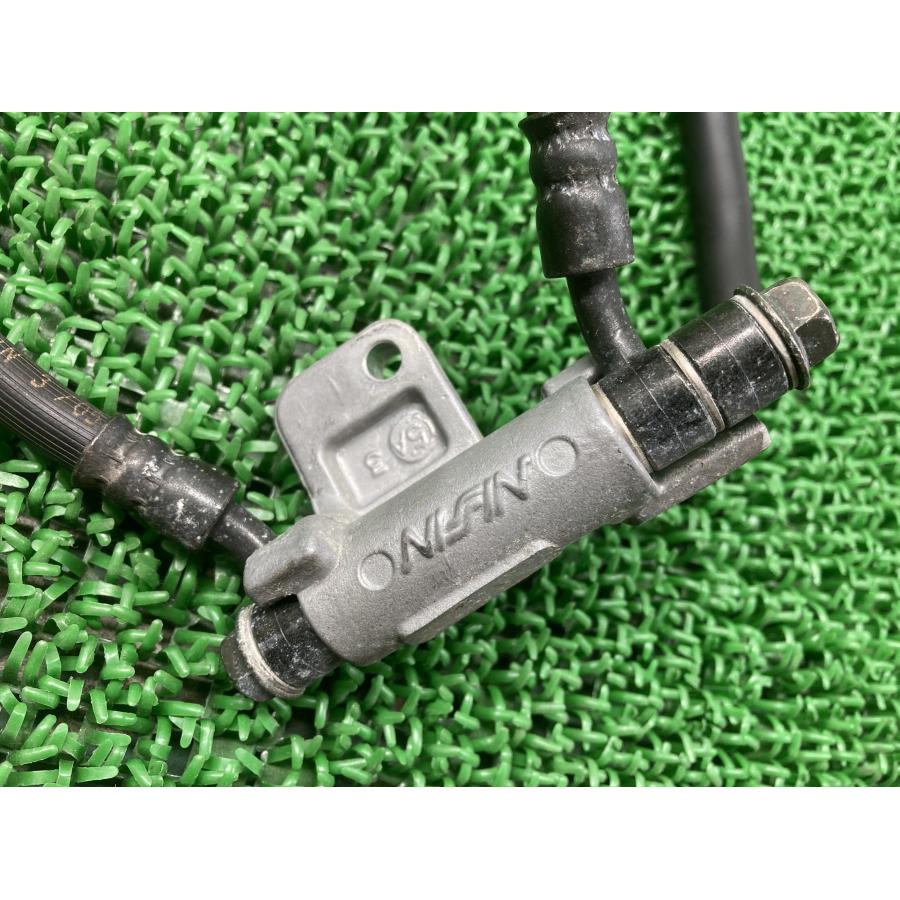 エストレヤ フロントブレーキホース カワサキ 純正 中古 バイク 部品 BJ250A 破れ無し 品薄 希少品 車検 Genuine 86の画像