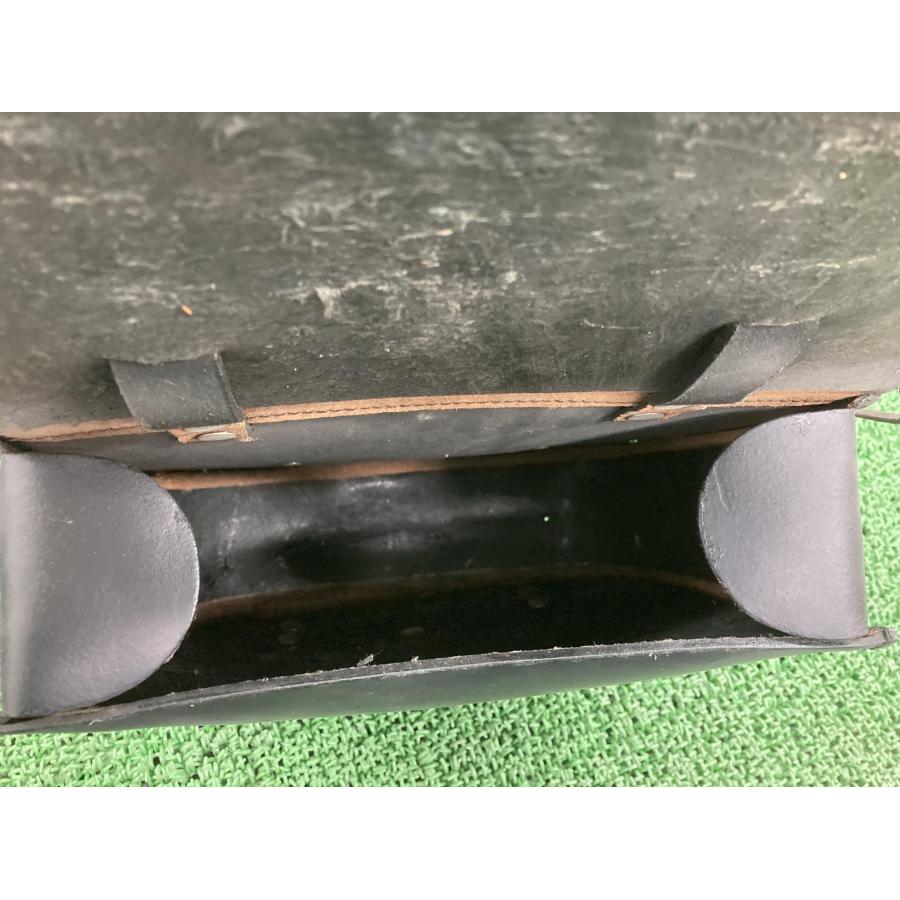 YOUALLCOME製 サイドバッグ 片側 社外 中古 バイク 部品 本革 6L