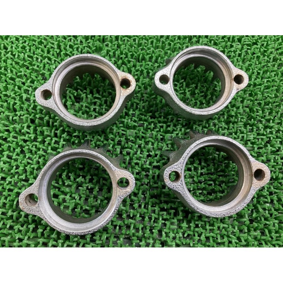 CB1100F マフラーフランジ ホンダ 純正 中古 バイク 部品 SC11 当時物 4個セット 割れ欠け無し 品薄 希少品 車検 Genuine 44 ホンダ（HONDA） CB1100F マフラーフランジ 純正 中古 バイク 部品