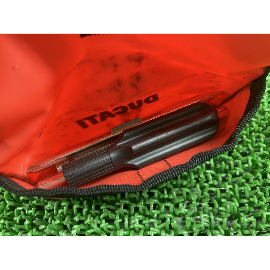 車載工具 ドゥカティ 純正 中古 バイク 部品 ツールキット 機能的問題