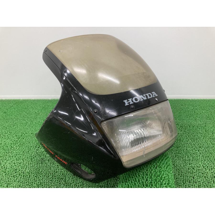 CBR250R アッパーカウル KT7 MC17-1018*** ホンダ 純正 中古 1987年式外し MC17 当時物 修復素材やペイント素材に ヘッドライト付き 64 ホンダ（HONDA） CBR250R アッパーカウル KT7 MC17-1018*** 純正 中古