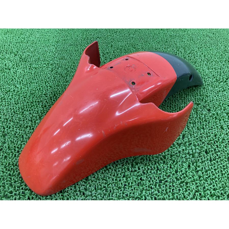 ヤマハ発動機 TZR250 フロントフェンダー 赤/黒 ヤマハ 純正 中古