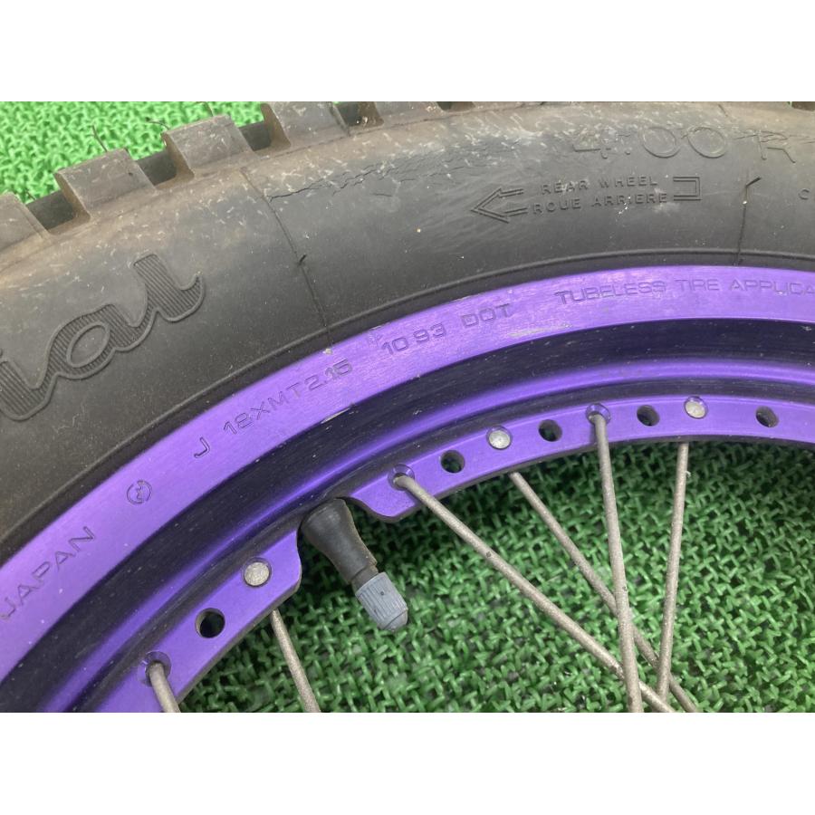 ヤマハ　オフロードバイク　TT250R　リアホイール ヤマハ発動機 TY250Z リアホイール 4GG-004*** ヤマハ 純正 中古