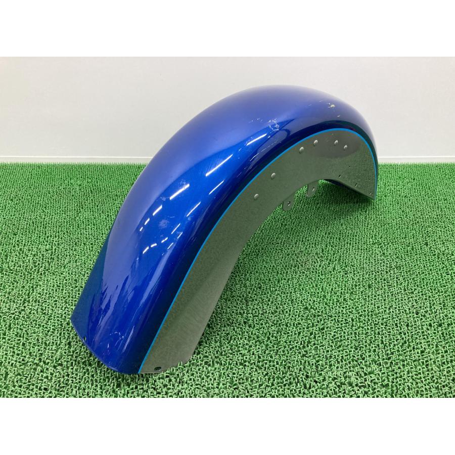 FLHTCU1580 フロントフェンダー 青M/銀 ハーレー 純正 中古 エレクトラ 
