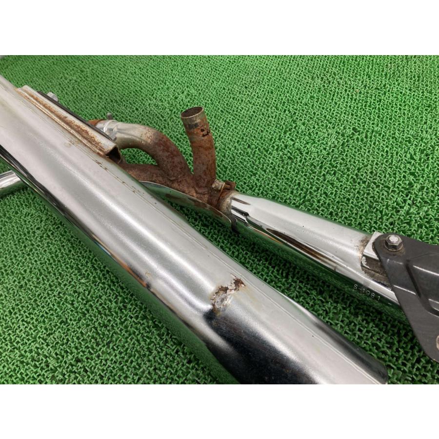 KZ550 マフラー KZ550A/B/D カワサキ 純正 中古 バイク 部品 KZ550A B D 当時物 修復素材やカスタム素材に 品薄 車検 Genuine Zx カワサキ（Kawasaki） KZ550 マフラー KZ550A/B/D 純正 中古 バイク