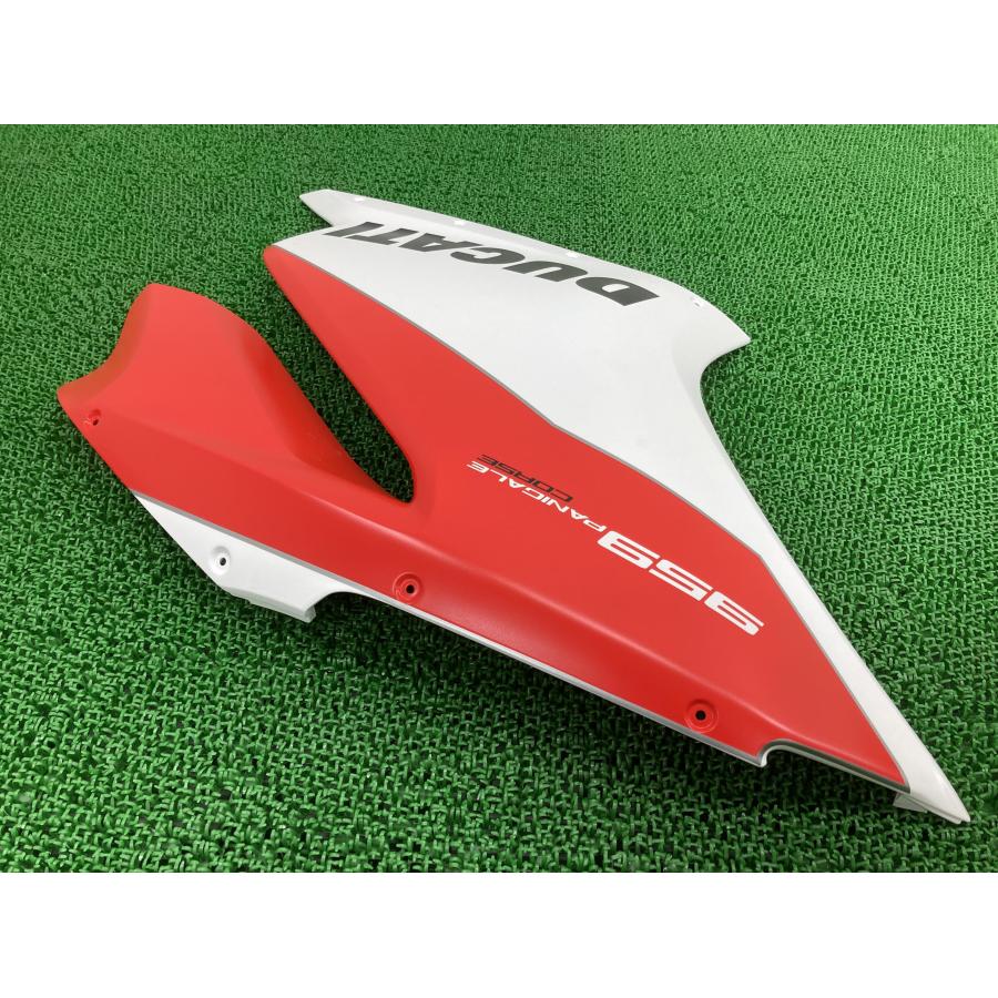 959パニガーレ サイドカウル 左 赤 480.1.713.1A ドゥカティ 純正 Panigale 修復素材やペイント素材に 品薄 希少品 【中古】 48 959パニガーレコルセ サイドカウル 左 赤/白 480.1.713.1A ドゥカティ