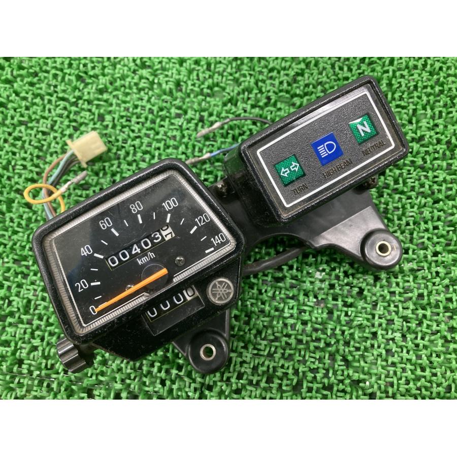 TW200 スピードメーター ヤマハ 純正 バイク 部品 DG07J インジケーター コンディション良好 割れ欠け無し 品薄 希少品 【中古】 19 ヤマハ発動機 TW200 スピードメーター ヤマハ 純正 中古 バイク 部品