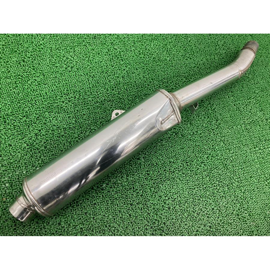 イナズマ400 サイレンサーマフラー 26E2 スズキ 純正 中古 バイク 部品 GK7BA INAZUMA400 カスタム素材に 品薄 希少品 Ym スズキ（SUZUKI） イナズマ400 サイレンサーマフラー 26E2 純正 中古