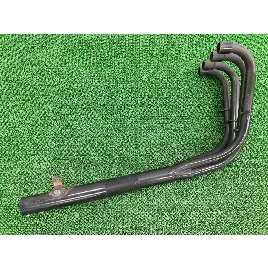Z900 マフラー 社外 中古 バイク 部品 KZ900B-504*** スチール ショート管 ワンピースマフラー コケキズ無し 品薄 vF Z900 マフラー 社外 中古 バイク 部品 KZ900B-504*** スチール