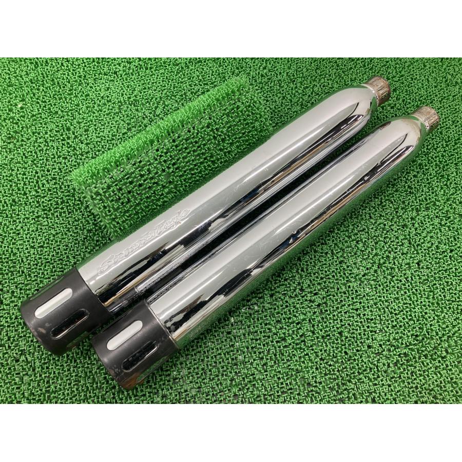 FXDF1580 サイレンサーマフラー 80664-08/80663-08 ハーレー 純正 中古