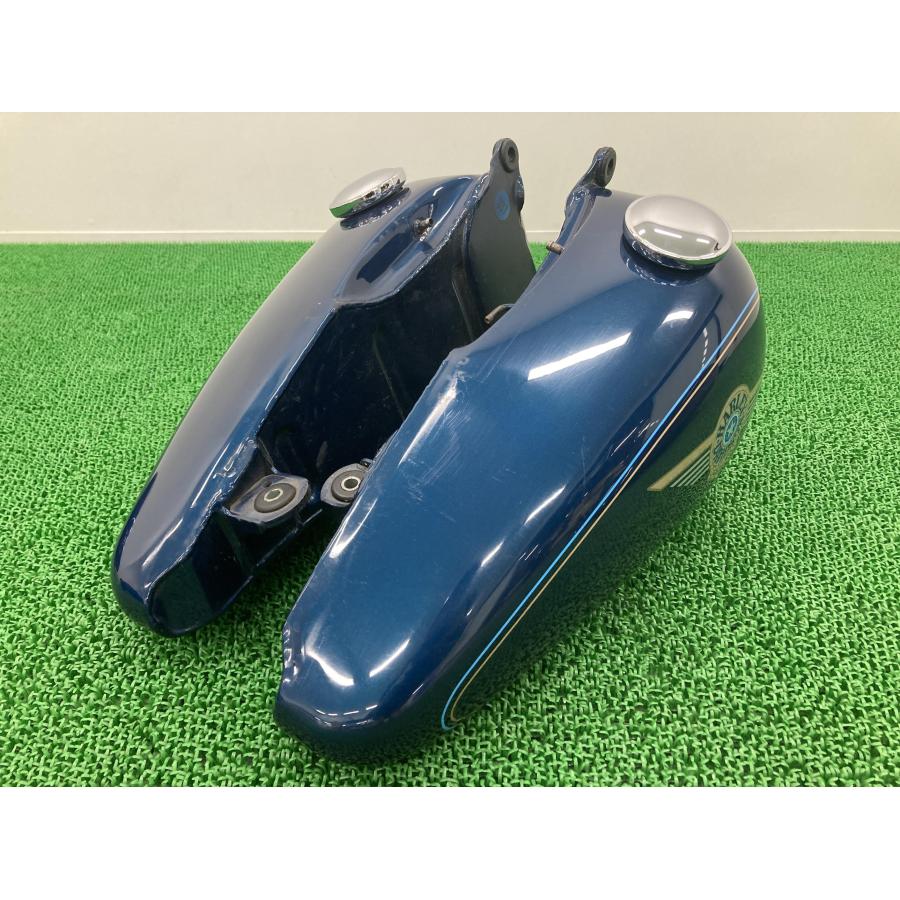 (美品)ハーレーダビッドソン FLSTF1340 純正タンク 左右 青 FLSTF1340 タンク 左右 青M ハーレー 純正 中古 バイク 部品 タンク