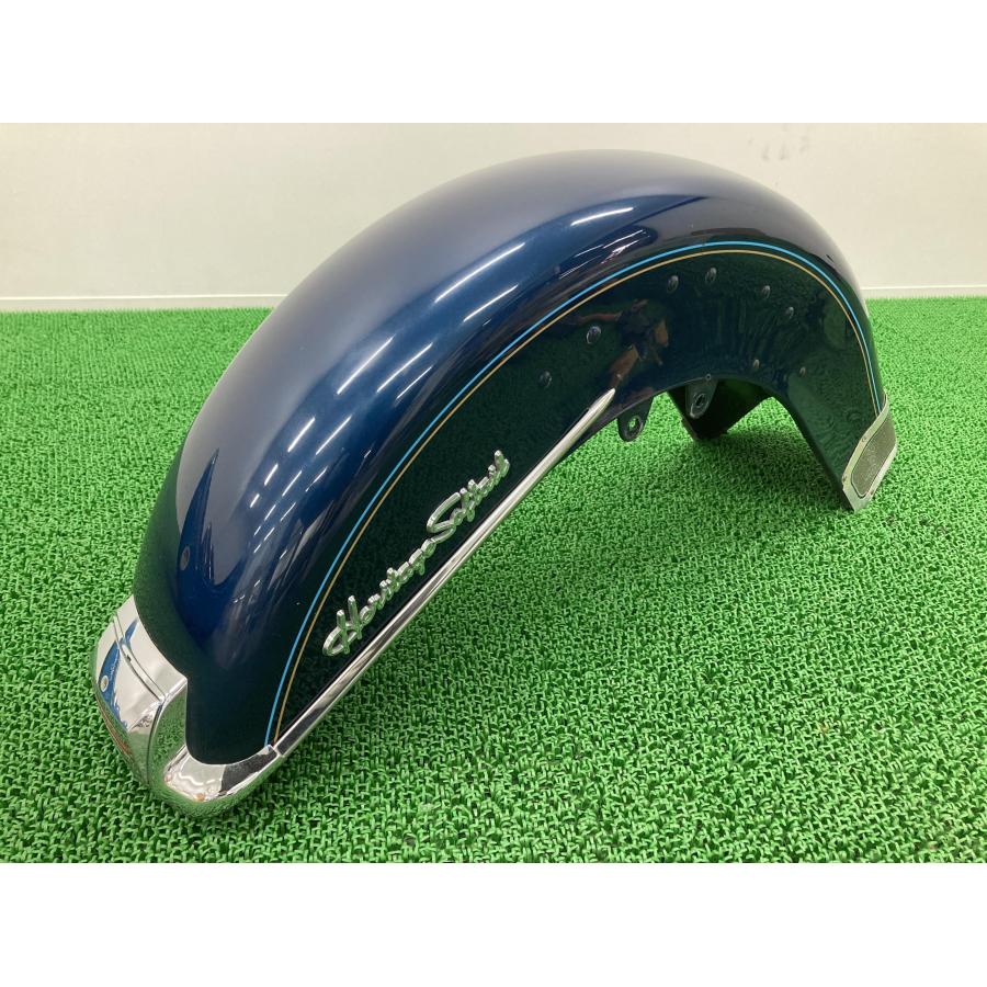 flstc1340 フロントフェンダー FLSTC1340 フロントフェンダー 青M ハーレー 純正 中古 バイク 部品