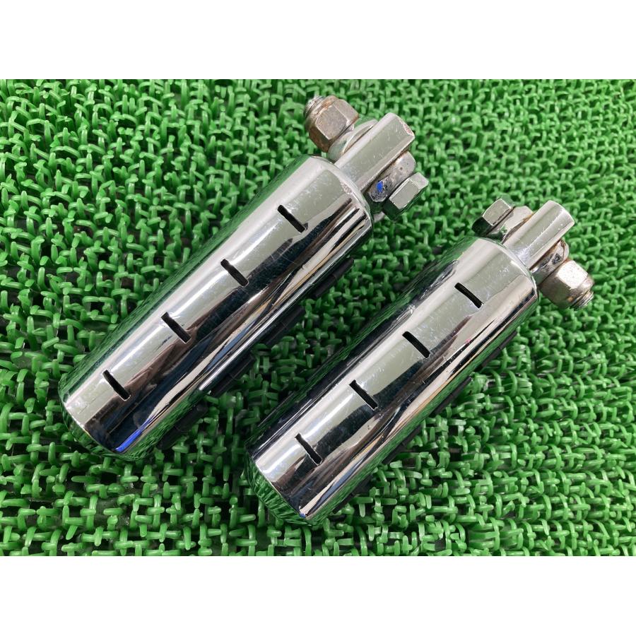 クリアキン製ソフテイル タンデムステップ 左右 社外 ハーレー ISO クローム＆ラバー パッセンジャーマウント ペグ 【中古】 20 クリアキン製ソフテイル タンデムステップ 左右 社外 中古 ハーレー