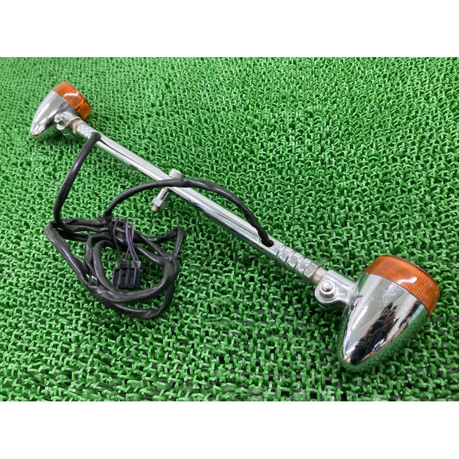 ハーレー フロントウインカー 左右 社外 中古 バイク 部品 ビレット