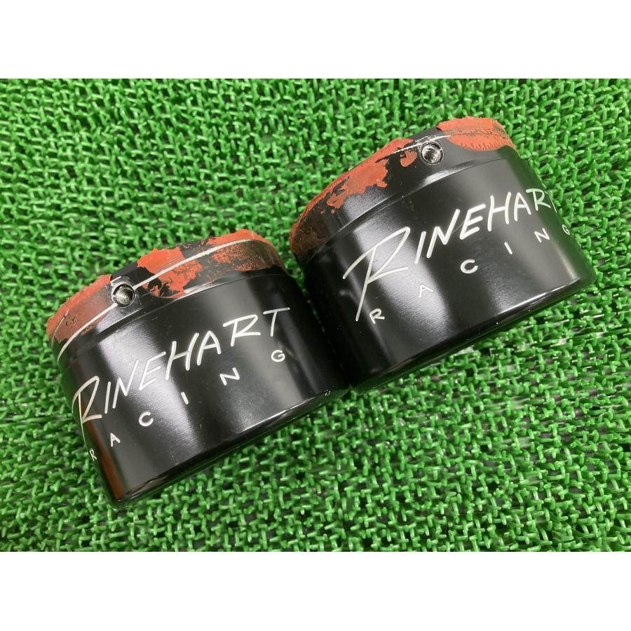 ラインハートマフラー専用 エンドキャップ Rinehart ラインハート 3.5インチマフラー用エンドキャップ(クローム