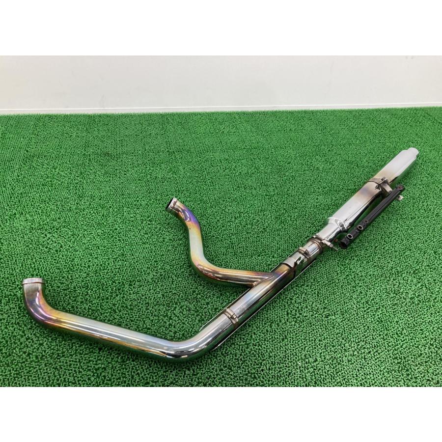 モーターステージ製FLSTC マフラー 社外 中古 バイク 部品 ソフテイル