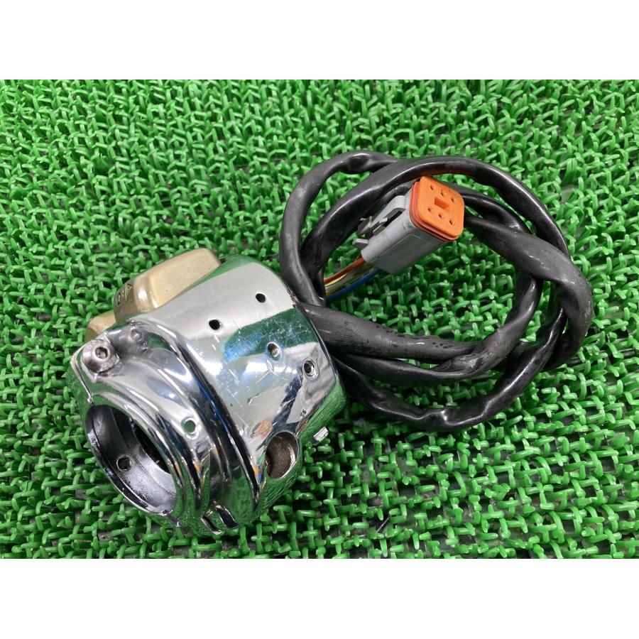 ソフテイル ハンドルスイッチ 左 ハーレー 純正 バイク 部品 エボ EVO FLST FXST クローム 車検 Genuine 【中古】 18 ソフテイル ハンドルスイッチ 左 ハーレー 純正 中古 バイク 部品 エボ