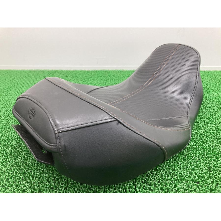 FLTRXSE1920 フロントシート 52000367 ハーレー 純正 中古 バイク 部品 CVO ロードグライド オレンジステッチ 修復素材や張り替えベースに 85 FLTRXSE1920 フロントシート 52000367 ハーレー 純正 中古 バイク 部品