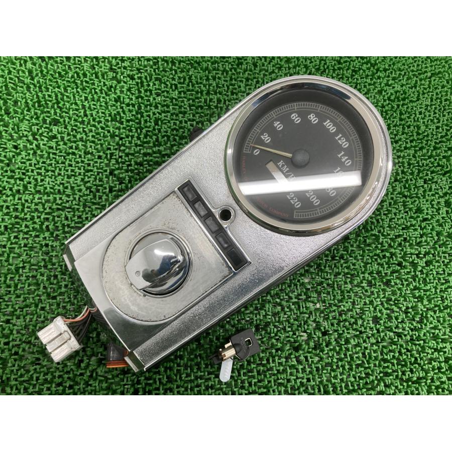 ソフテイル スピードメーター ハーレー 純正 中古 バイク 部品 FLSTS