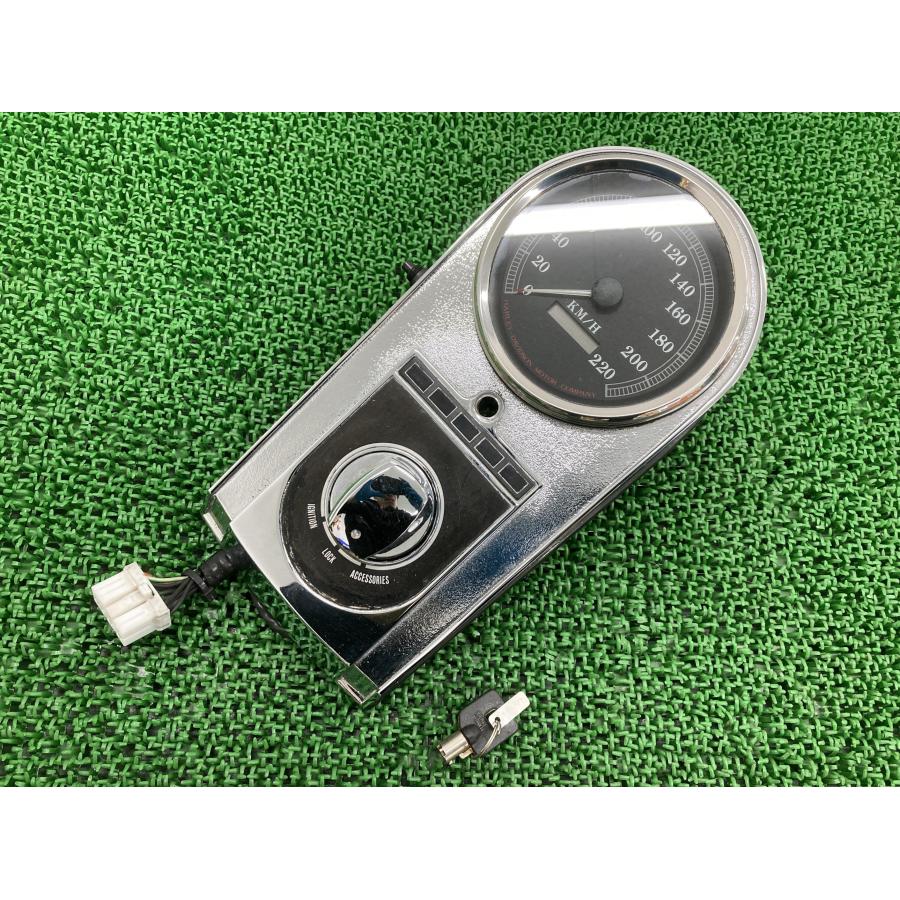 ソフテイル スピードメーター ハーレー 純正 中古 バイク 部品 FLSTF