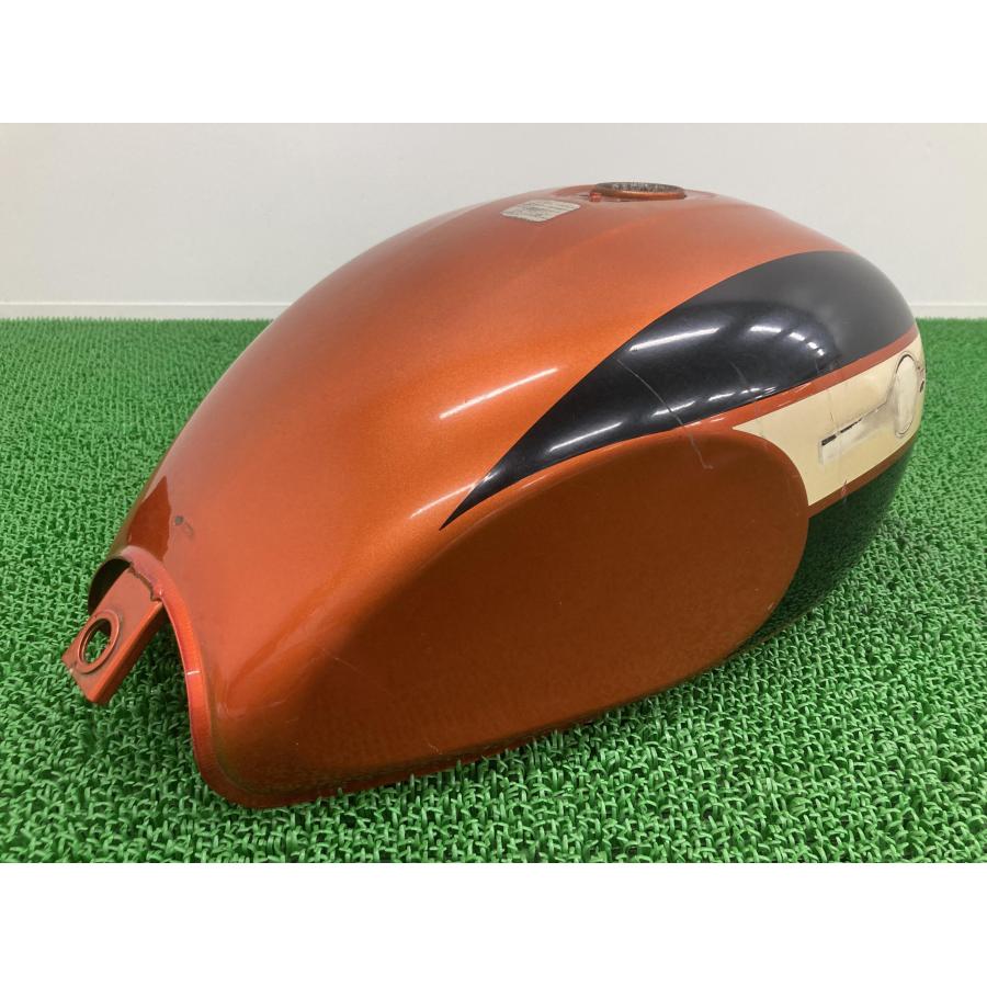 カワサキ エストレヤカスタム タンク 橙M 51081-5287 純正 中古 カワサキ エストレヤカスタム タンク 橙M 51081-5287 純正 中古