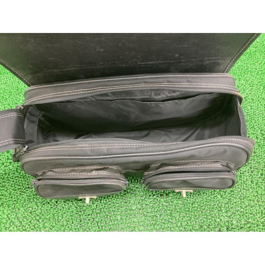 デグナー製 サイドバッグ 右 社外 中古 バイク 部品 10L 修復素材に