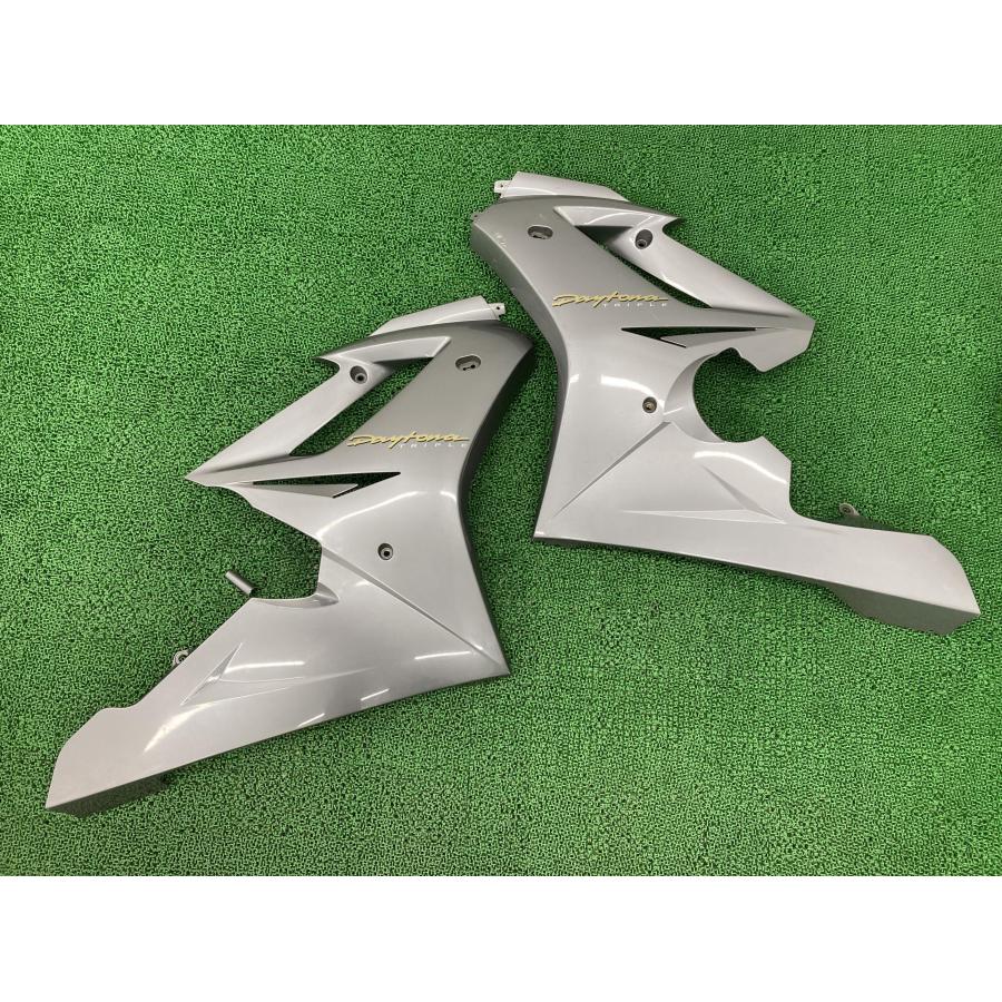 デイトナ675 サイドカウル 左右 銀 2307520/2307530 トライアンフ(TRIUMPH) 純正 2307520 2307530 トライアンフ TRIUMPH 【中古】 35 デイトナ675 サイドカウル 左右 銀 2307520/2307530 トライアンフ