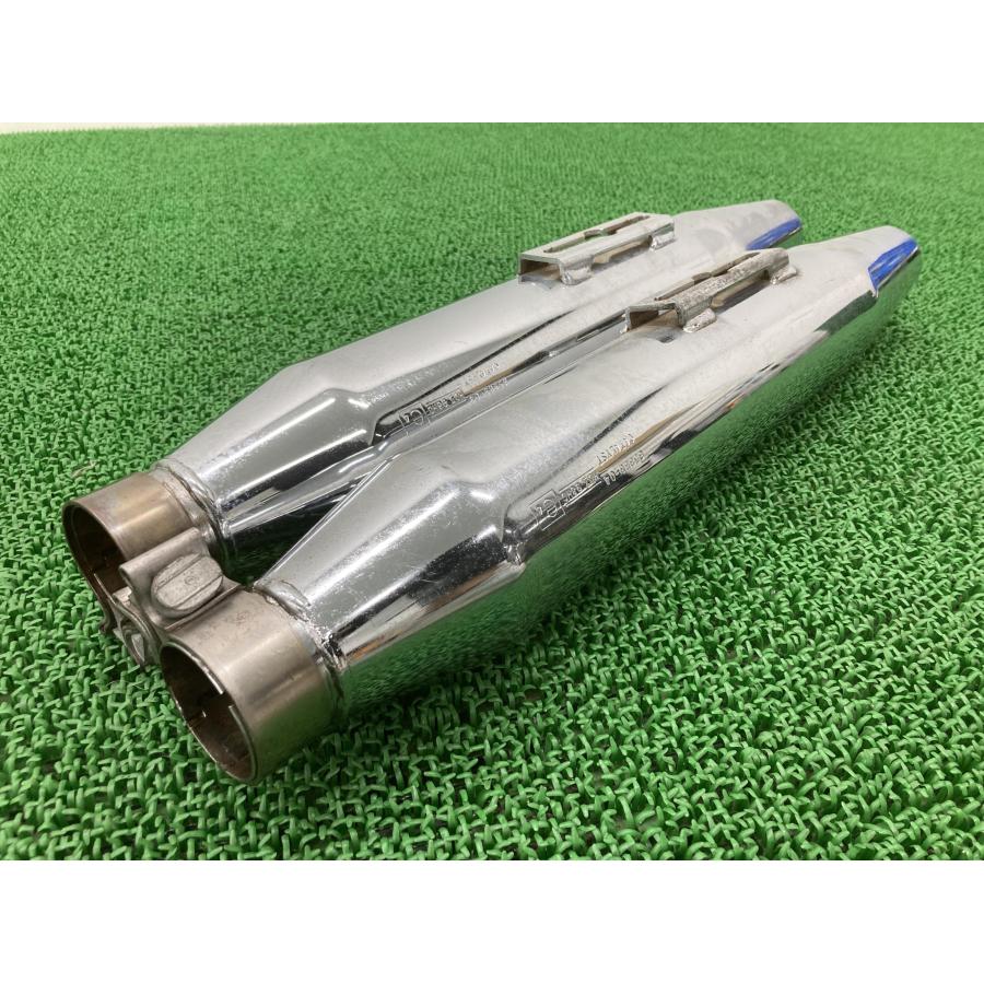 FXDL1450 サイレンサーマフラー 65868-04 ハーレー 純正 中古 バイク 部品 ダイナ ローライダー コケキズ無し 品薄 車検 Genuine 4の画像