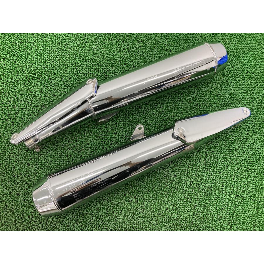 V7クラシック サイレンサーマフラー 左右 C-1028 モトグッチ 純正 バイク 部品 機能的問題なし 品薄 希少品 車検 Genuine 【中古】 80 V7クラシック サイレンサーマフラー 左右 C-1028 モトグッチ 純正 中古