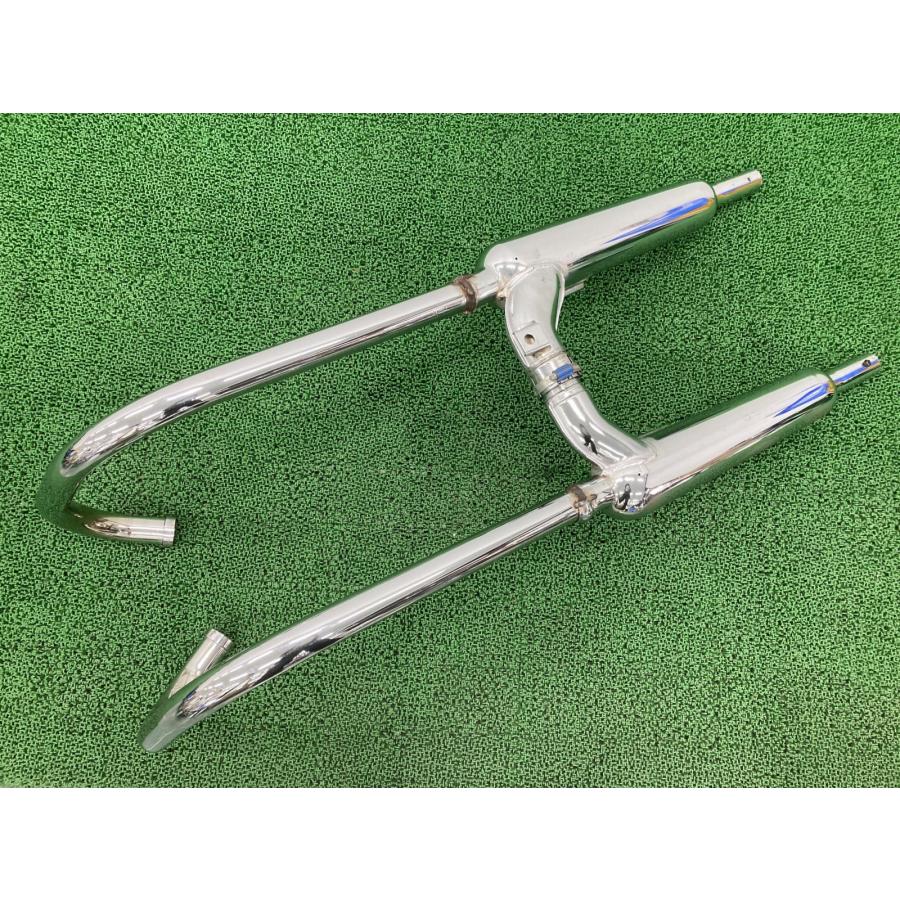 W650 マフラー K470 カワサキ 純正 バイク 部品 EJ650A カット加工済 コケキズ無し 品薄 希少品 車検 Genuine 【中古】 12 カワサキ（Kawasaki） W650 マフラー K470 純正 中古 バイク 部品