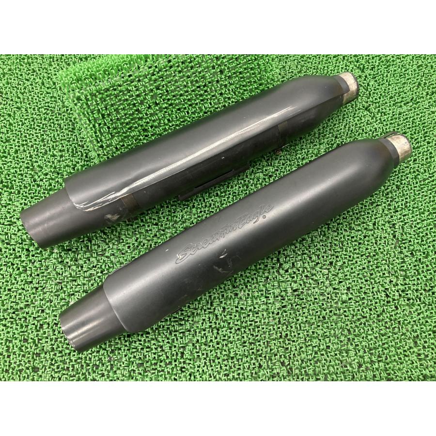 ハーレー サイレンサーマフラー 社外 中古 バイク 部品 ダイナ FXDL