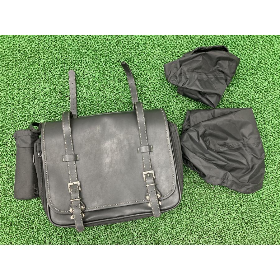 ヘンリービギンズ製 サイドバッグ 片側 社外 中古 ハーレー ドラッグ