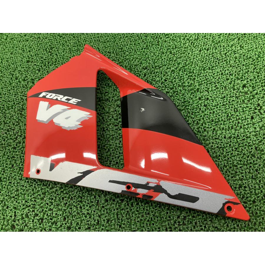 VFR400R サイドカウル 左 赤/黒 MR8 ホンダ 純正 バイク 部品 NC30 92年カラー 割れ欠け無し 品薄 希少品 車検 Genuine 【中古】 70 ホンダ（HONDA） VFR400R サイドカウル 左 赤/黒 MR8 純正 中古 バイク