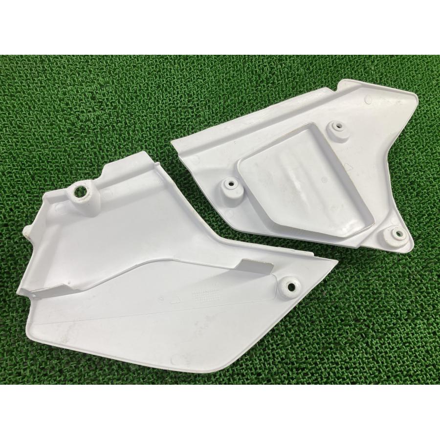 DR-Z400SM サイドカバー 左 白 000011705/000011710 社外 中古 SK43A 
