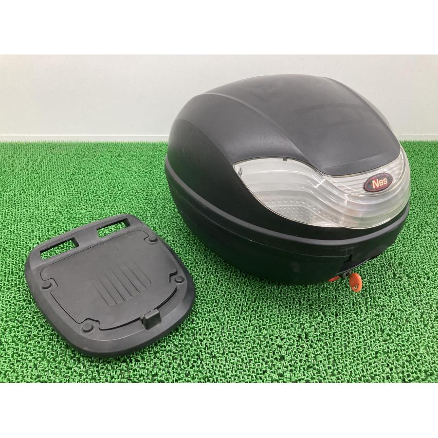 NBS製 トップケース 社外 バイク 部品 32L リアボックス テールボックス 鍵・ベース付き クリアレンズ 綺麗 【中古】 98 NBS製 トップケース 社外 中古 バイク 部品 32L リアボックス テール